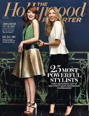 Emma Stone y Petra Flannery