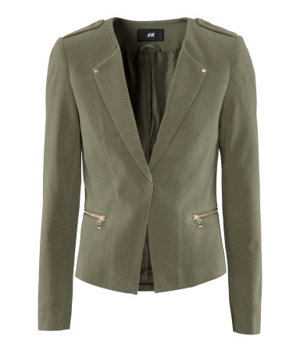 Americana verde entallada de H&M: 34.95€