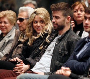 Nidia Ripoll, William Mebarak, Shakira y Gerard Piqué
