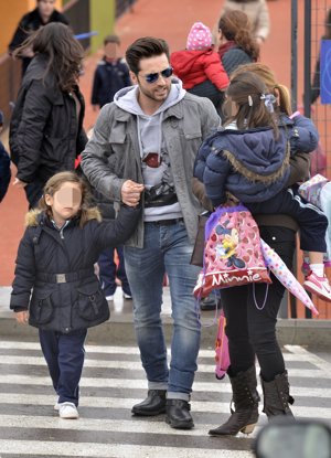David Bustamante y su hija