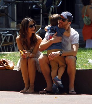 Xabi Alonso y su familia