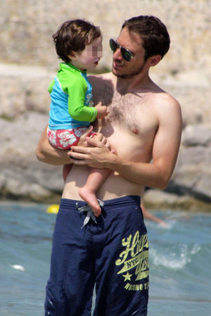 Manuel Martos y su hijo