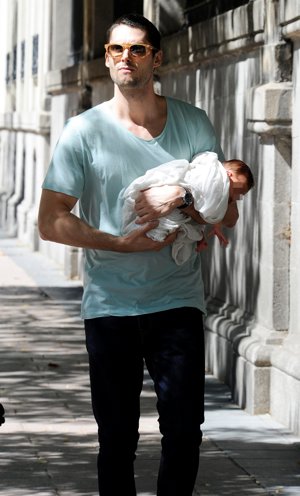 Sergio Mur y su hijo