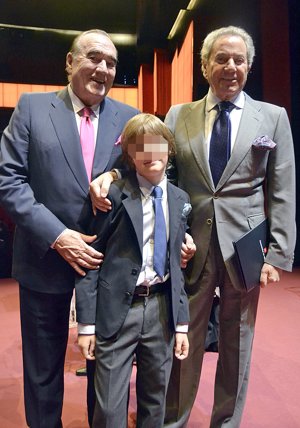 Fernando Fernández Tapia y su hijo