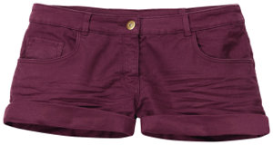 Mini shorts burdeos H&M 9,95€