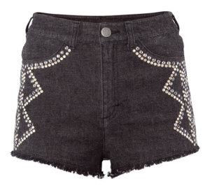 Shorts negros con detalles étnicos H&M 24,95€