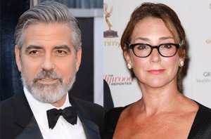 George Clooney y Talia Balsam