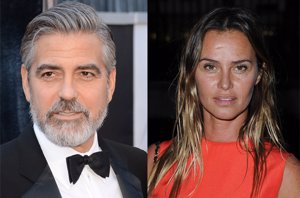 George Clooney y Celine Balitran