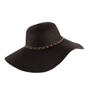 Pamela negra con detalles dorados BERSHKA c.p.v