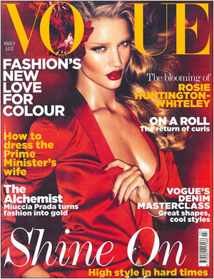 Rosie Huntington-Whiteley para Vogue UK