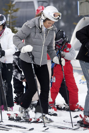 Crisitna Valls Taberner esquiando