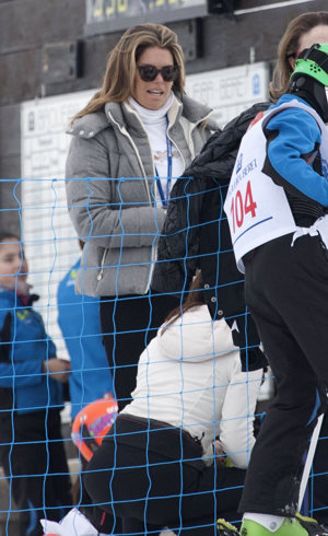 Crisitna Valls Taberner en la nieve en las vacaciones de Semana Santa