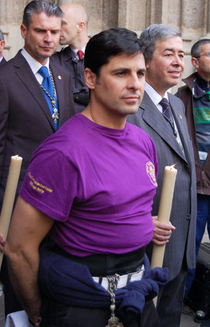 Francisco Rivera Ordóñez en la procesion de la Esperanza de Triana
