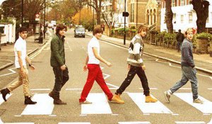 One Direction imita a los Beatles en Abbey Road