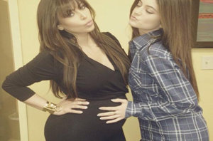 Instagram. Kim Kardashian en casa de su hermana