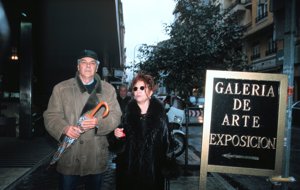 Con el italiano Giancarlo en 2001