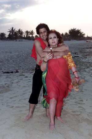 Sara y Toni, en su época más romántica