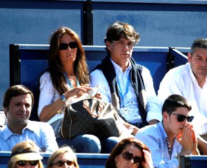 Javier Sánchez Vicario y su esposa Isabel Ruiz