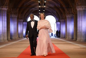 Kofi Annan y su mujer María Annan