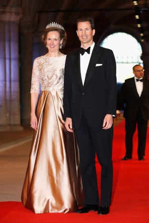 El Príncipe Alois de Luxemburgo y su esposa la Princesa Sophie