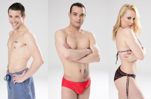 Juan José Ballesta se conformó con la medalla de plata, Gervasio Deferr en el centro triunfante por ganar Splash! y Daniela Blume se ha quedado con la medalla de bronce