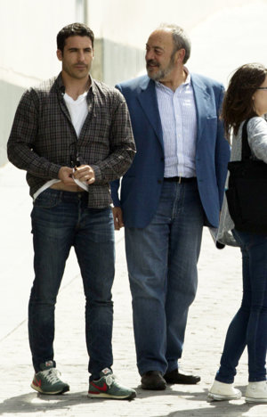 Miguel Ángel Silvestre junto a Tito Valverde