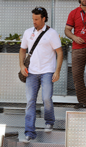 Carlos Moyá, ha asistido sin su mujer Carolina Cerezuela