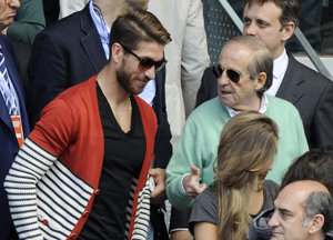 Sergio Ramos junto a José María García