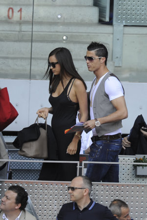 Irina Sayk y Cristiano Ronaldo. Fotos: Ricardo García