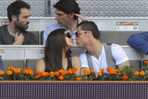 Irina Sayk y Cristiano Ronaldo. Fotos: Ricardo García