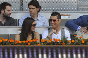 Irina Sayk y Cristiano Ronaldo. Fotos: Ricardo García