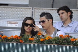 Irina Sayk y Cristiano Ronaldo. Fotos: Ricardo García