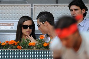 Irina Sayk y Cristiano Ronaldo. Fotos: Ricardo García