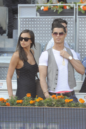 Irina Sayk y Cristiano Ronaldo. Fotos: Ricardo García