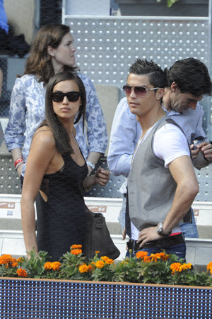 Irina Sayk y Cristiano Ronaldo. Fotos: Ricardo García