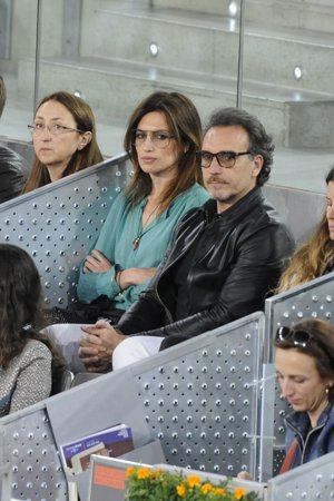 Nieves Álvarez con Marco Severini