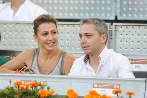 Vicente Valles con Ángeles Blanco