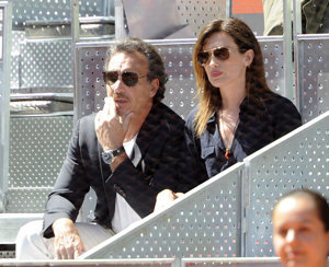 Nieves Álvarez con Marco Severini