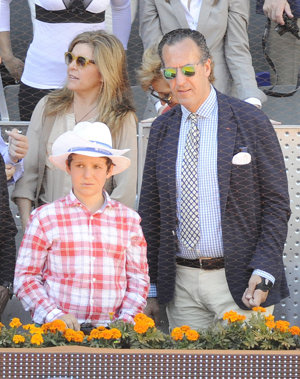 Jaime de Marichalar y su hijo Felipe Froilán,