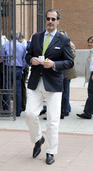 Ignacio de Marichalar, el hermano de Jaime de Marichalar también ha acudido a pasar la tarde en los toros