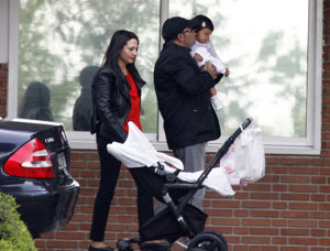 Eduardo Cruz y su familia