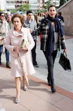 Carmen Martínez Bordiú junto a su madre, Carmen Franco