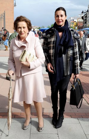 Carmen Martínez Bordiú junto a su madre, Carmen Franco