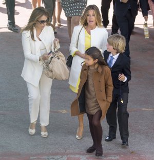 Natalia Álvarez deja patente que mantiene una buena relación con la familia de su expareja