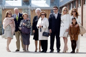 La familia del pequeño no quiso perderse este día