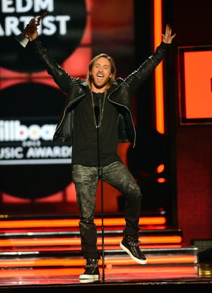 David Guetta muy feliz con su premio