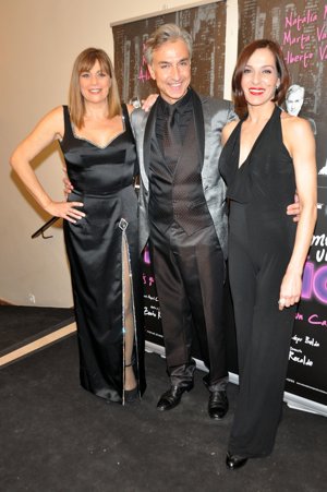 Los actores Marta Valverde, Alberto Vázquez y Natalia Millán