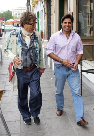Francisco Rivera junto a Jesús Quintero
