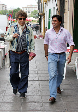 Francisco Rivera junto a Jesús Quintero