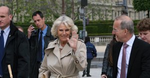 1ST VIEWS: La Duquesa de Cornualles muy sonriente en su primer viaje oficial sin el Príncipe Carlos en París